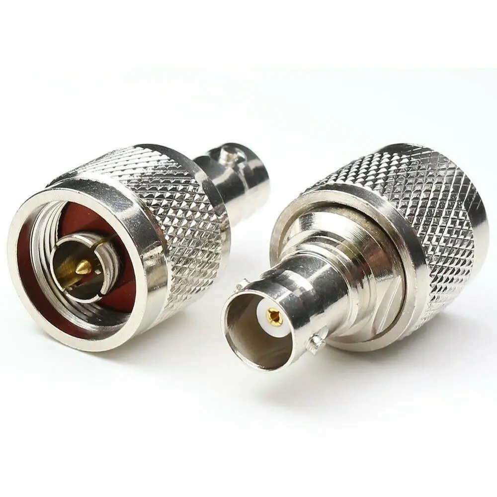 

10 pcs N Type male plug to BNC female jack RF coaxial adapter connector Convert