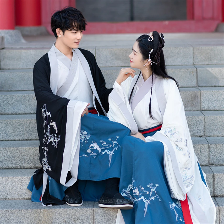 Традиционные китайские пары династии Тан для взрослых набор ханьфу карнавальный