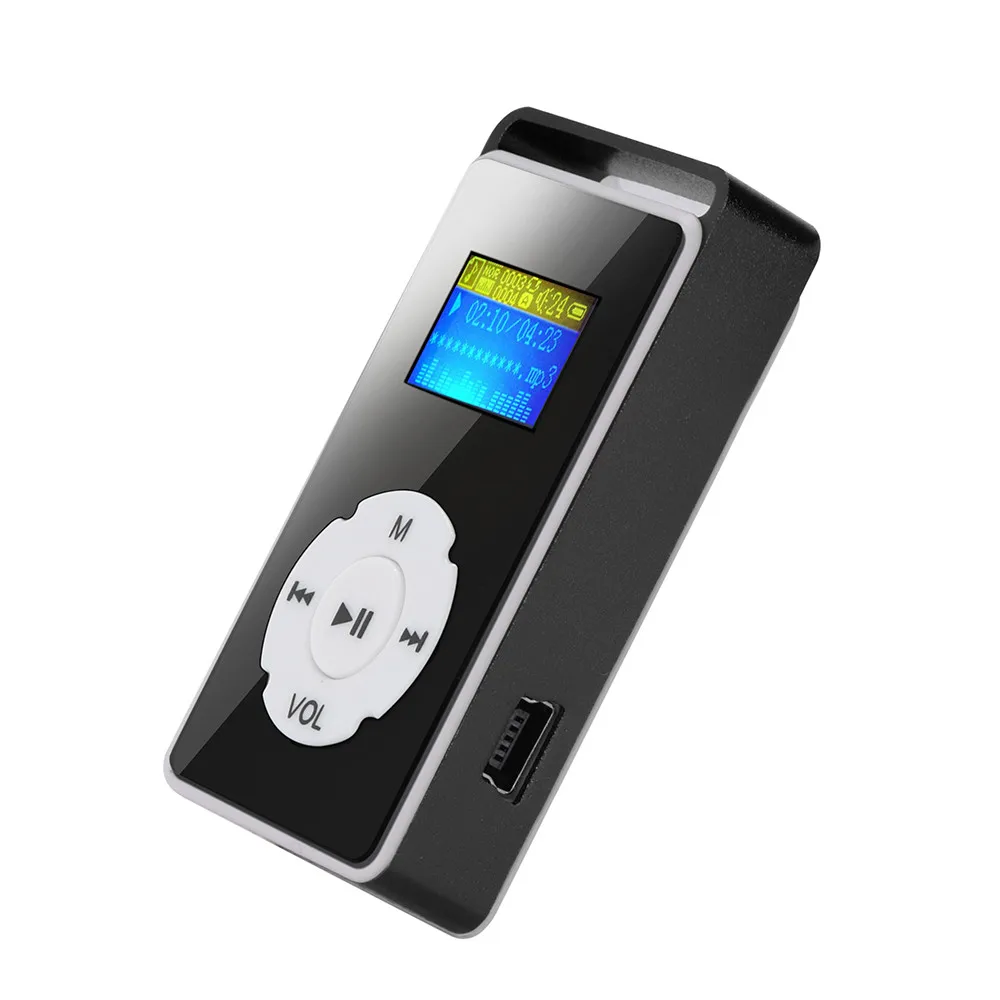 Горячее предложение цифровой MP3-плеер с ЖК-экраном Поддержка Micro SD TF карты 32G зеркальная Музыка Медиа# T2