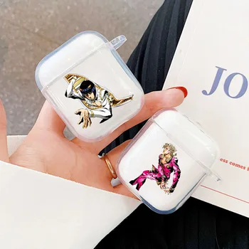 

fashion JOJO 39 s Bizarre Adventure Japanese Anime For Airpods 2 1 Cover Clear Transparent Silicon Soft TPU Case Earphone Cases