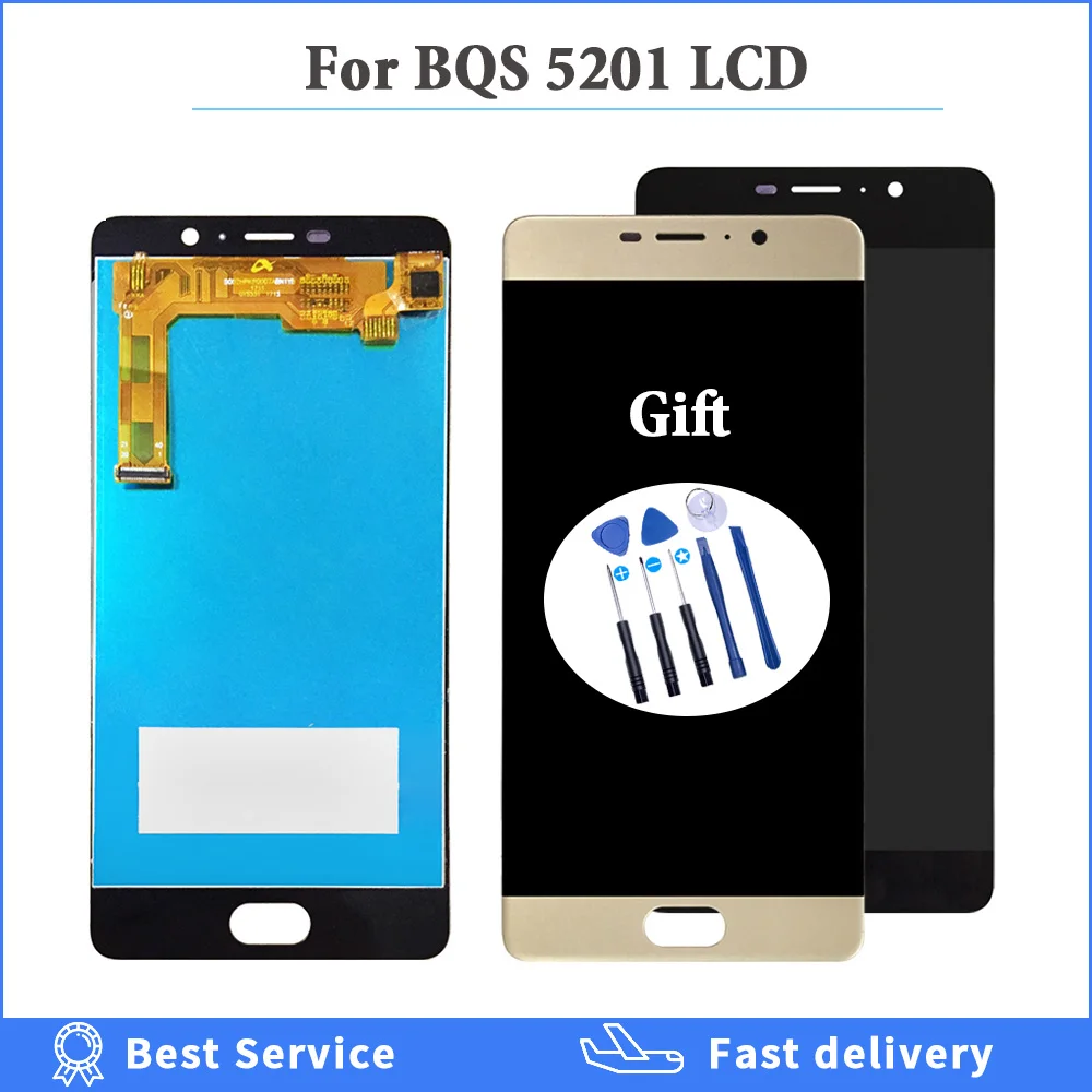 Tested 5.2 inch For BQ BQ-5201 BQ5201 5201 BQS LCD Display and Touch Screen Assembly Digitizer Replacement with tools | Мобильные