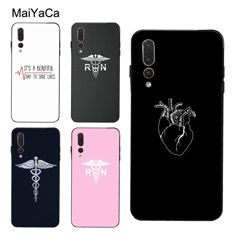 Maiyaca Registered Nurse Medical Symbol Case For Huawei P20 Lite P30 Pro P10 Y9 Y7 Prime Mate 20 10 Lite Honor 10 8x Nova 3i 3e Fitted Cases Aliexpress