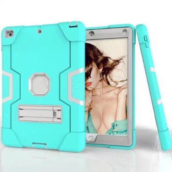 

New Armor Case For iPad2 iPad3 iPad4 Kids Safe Heavy Duty Silicone Hard Cover For Ipad 7 6 4 3 2 iPad Air 3 2 Tablet Case