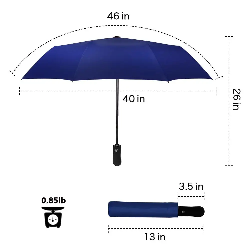 

Folding Windproof Travel Rain Umbrellas Automatic Lightweight Compact Portable Rustproof Water Repellent Dries Fast[US-Stock]