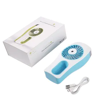 

Portable Handheld 2000mah Rechargeable Battery 40ml Water Tank USB Mini Misting Beauty Cooling Replenishment Humidifier Fan Box