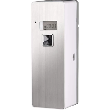 

Free Standing Wall-Mounted Home Odor Neutralizing Automatic Air Freshener Fragrance Aerosol Spray Dispenser Silver