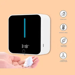 Automatic Soap Dispenser USB Rechargeable Foaming Touchless Wall-mounted Foam Liquid Soap Dispenser For Bathroom Kitchen