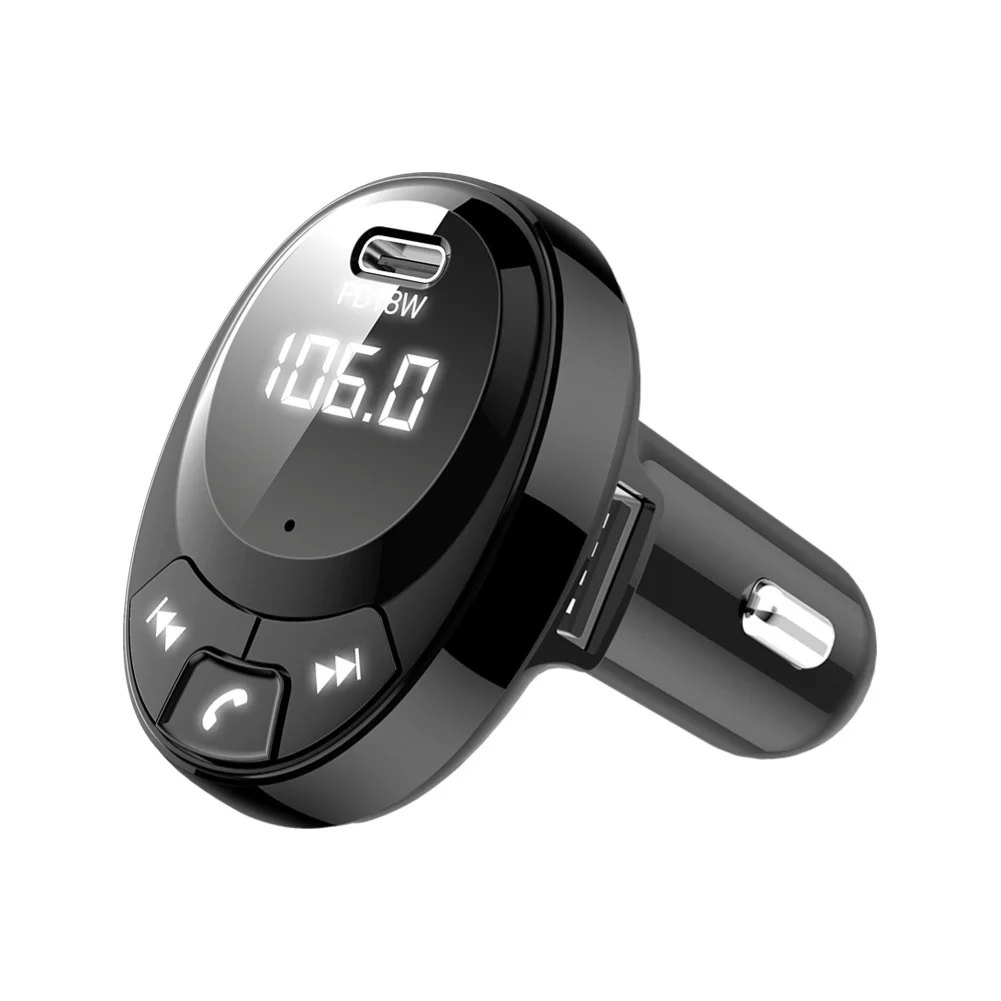 BT09 автомобильный fm-передатчик Bluetooth 5,0 MP3-плеер PD Быстрая зарядка 2 USB адаптер автомобильные аксессуары для интерьера