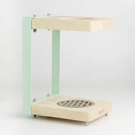 Держатель кофейной деревянной капсула V60 для напитков/капельный фильтр эспрессо кофе стабильная емкость для стекающей жидкости стойка для кафе бариста - Цвет: B