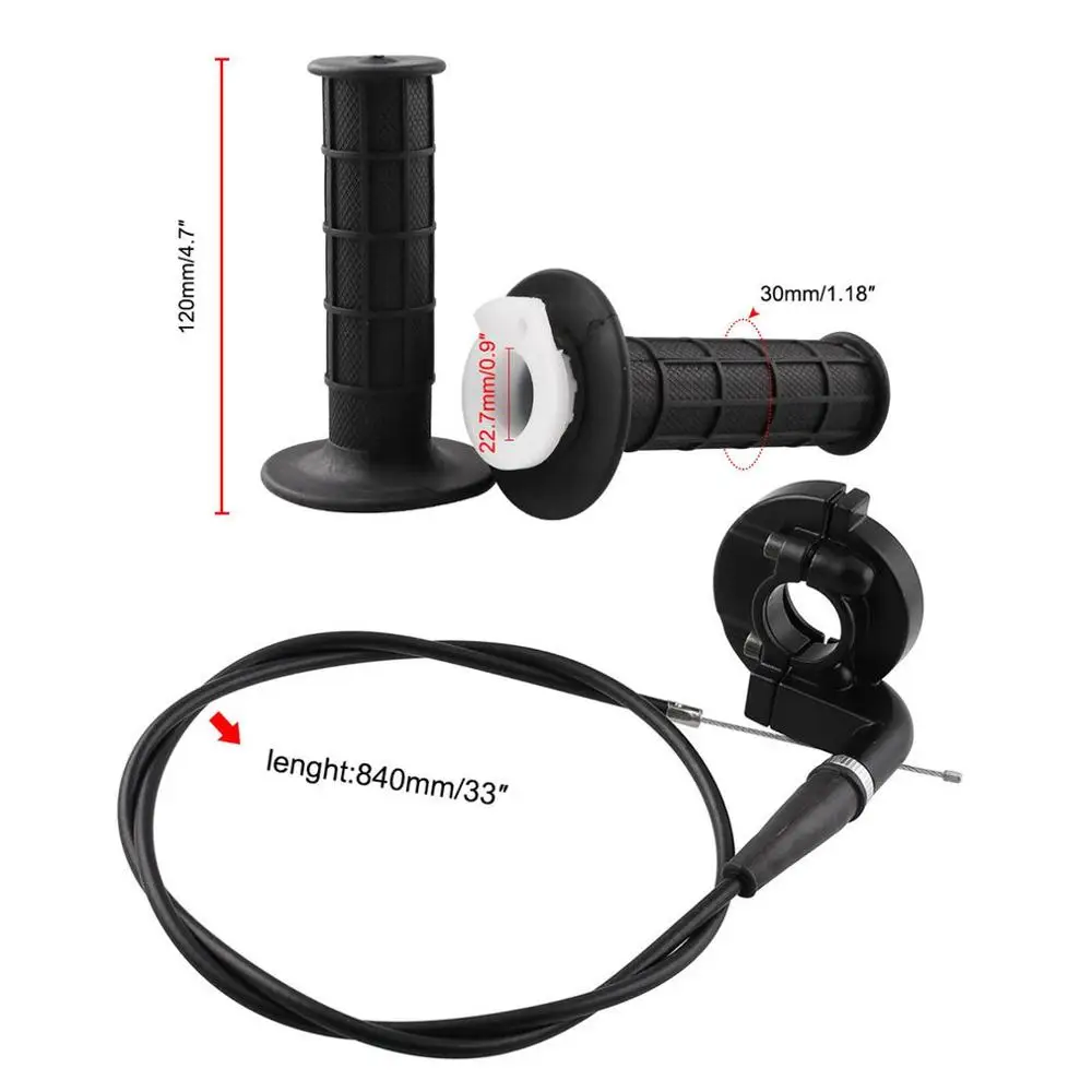 Поворот дроссельной заслонки ручками и набор кабелей для iPhone 7/8 дюймов 50 150 250Cc мотоцикл дроссельной заслонки переключатель Аксессуары для мотоциклов