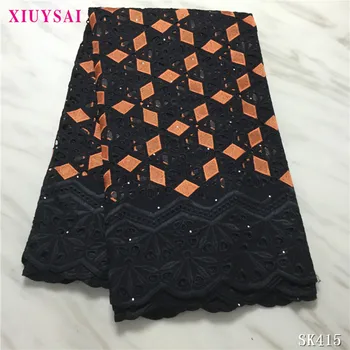 

swiss voile lace in switzerland black lace fabric dubai fabric voile suisses africain coton 2020 high quality lace 5yard/set