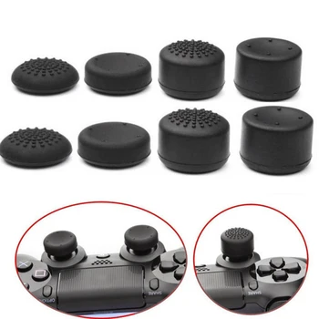 

8pcs Joystick Caps Silicone Analog Controller Thumb Stick Grip Thumb Stick Cap Cover Key Protector For PS4 Controller Accessory