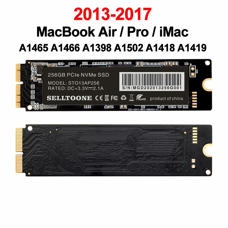 SSD de 256GB, 512GB y 1TB para Macbook Air A1465, A1466, EMC2631, 2925, MacBook Pro, A1398, A1502, iMac A1418, A1419, capacidad de actualización de SSD|Unidades de estado sólido internos| - AliExpress