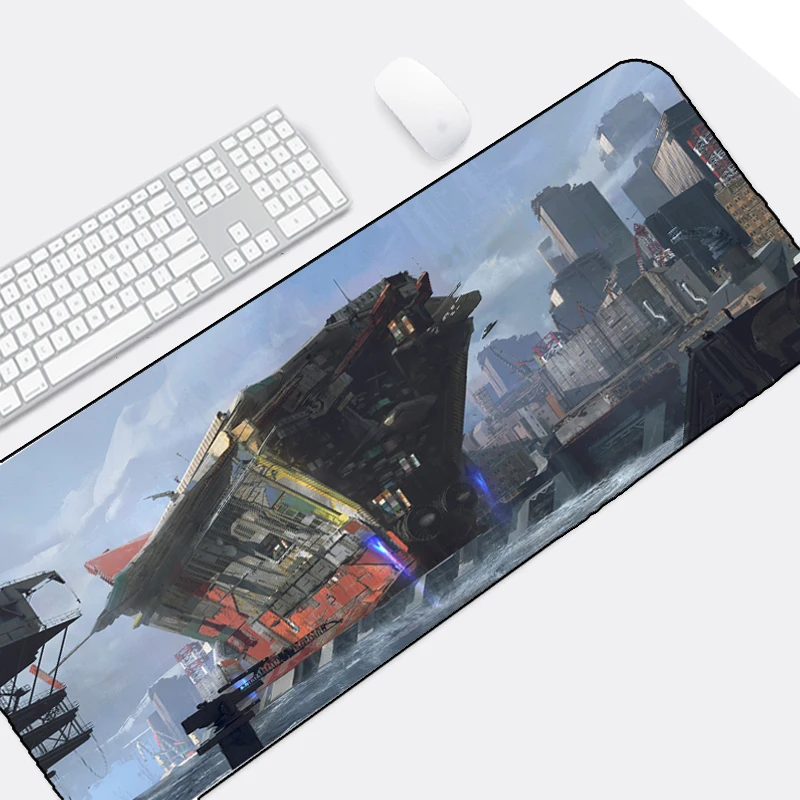 Congsipad подарок вашему другу Sci-fi Future Battleship шаблон супер Настольный коврик для офисных работ игровой коврик