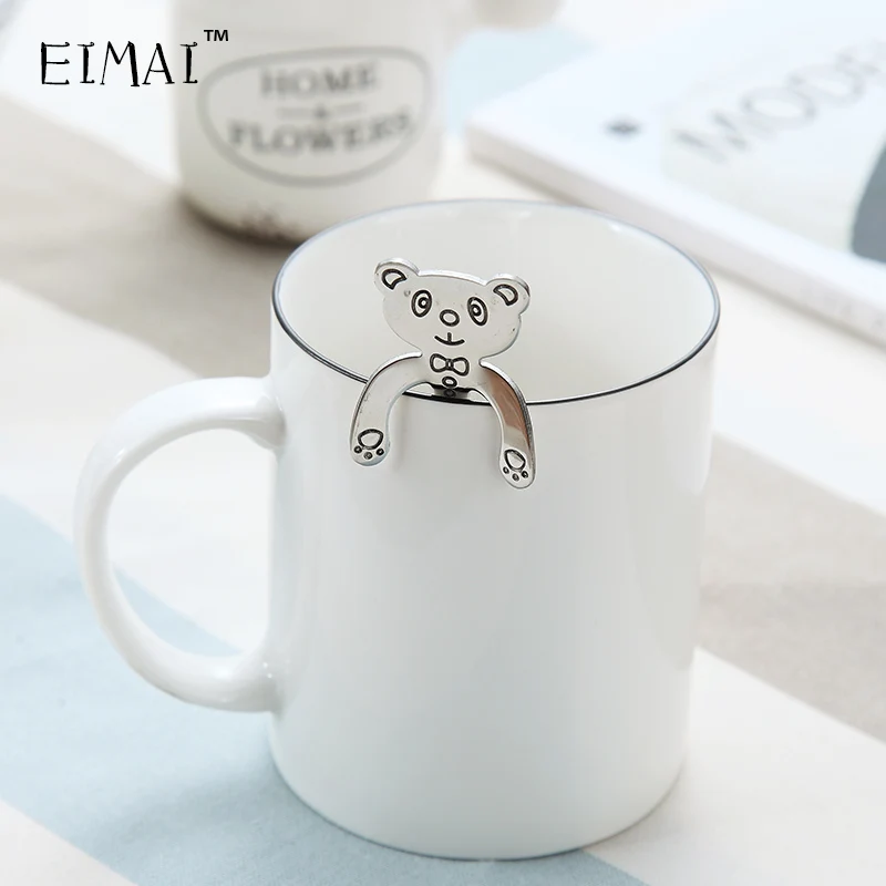 Оригинальная ложка EIMAI из нержавеющей стали 304 для кофе Spone Cat десерт мороженого