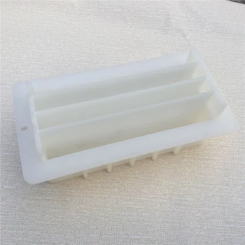

Rendering Soap Silicone Mold with Clapboard White Rectangular Mould for DIY Handmade Soap Molds