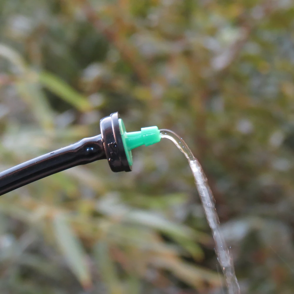Variety Style Garden Dripper Drip Irrigation Dripper Fixed Flow Pressure Compensating Emitter 1/4" Sprinkler Watering Refraction Nozzle garden dripper