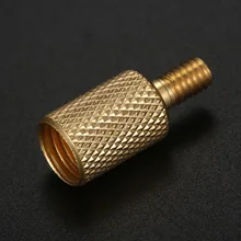 1 czyszczenie komputera Pc pistolet szczotki pręt Adapter mosiężny Adapter konwersji dla 12GA 410GA 20GA 16GA gwint męski 8-32, gwint żeński gwint męski 5/16