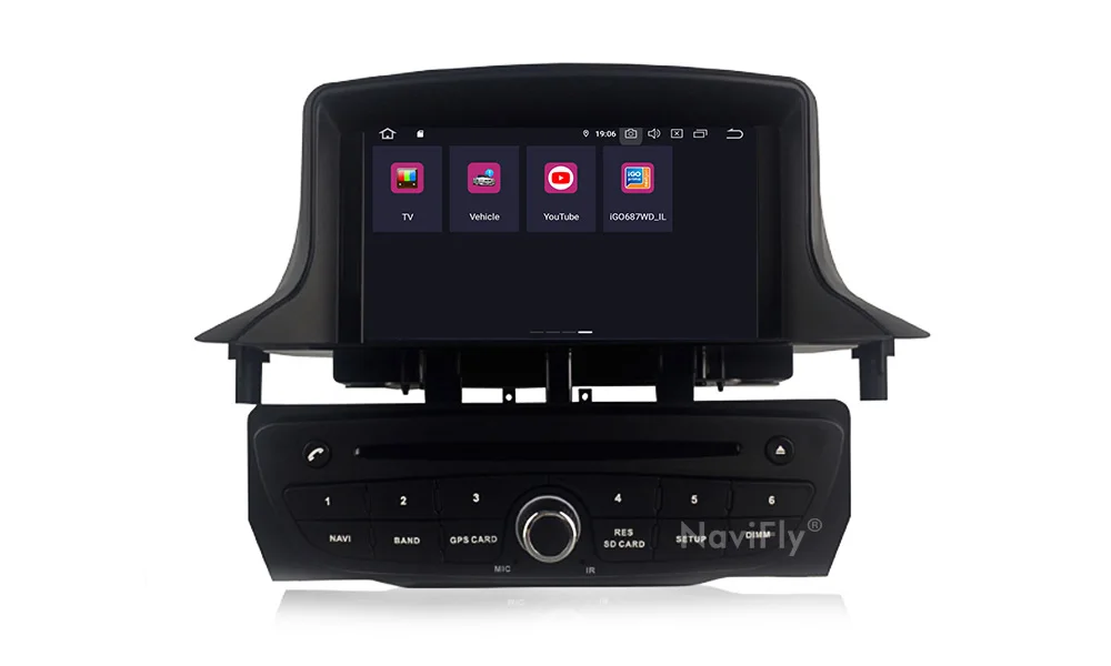 Android 9,0 8 Core 4+ 64G Автомобильный dvd мультимедиа palyer gps навигация для Renault Megane 3 Fluence головное устройство SWC авто радио wifi gps