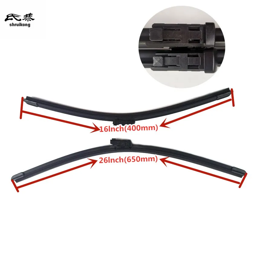 2pcs/lot Sg007 Wiper Blades For 20142016 Seat Leon St 26"+16" Fit