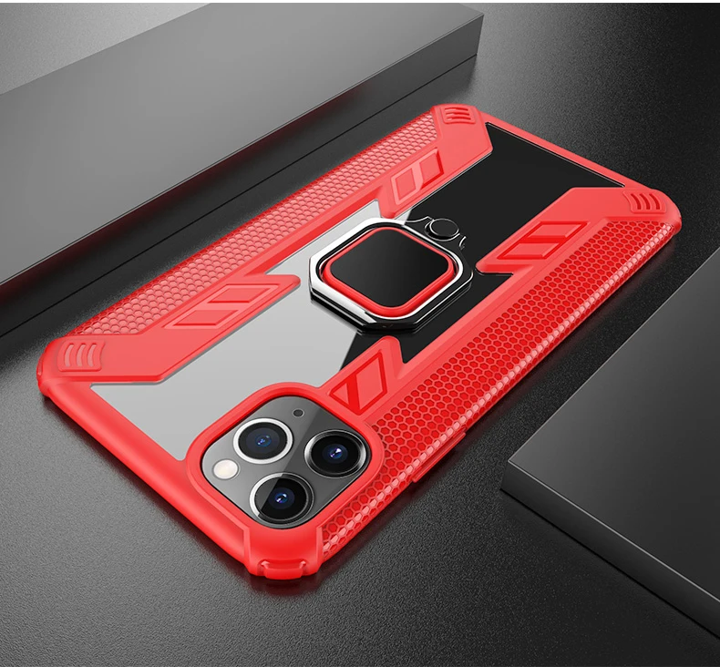 Toraise для Apple iphone 11 Pro Max чехол автомобильный Магнитный кольцевой кронштейн чехол для iphone X Xs Max XR защита, подушка безопасности мягкий чехол из ТПУ