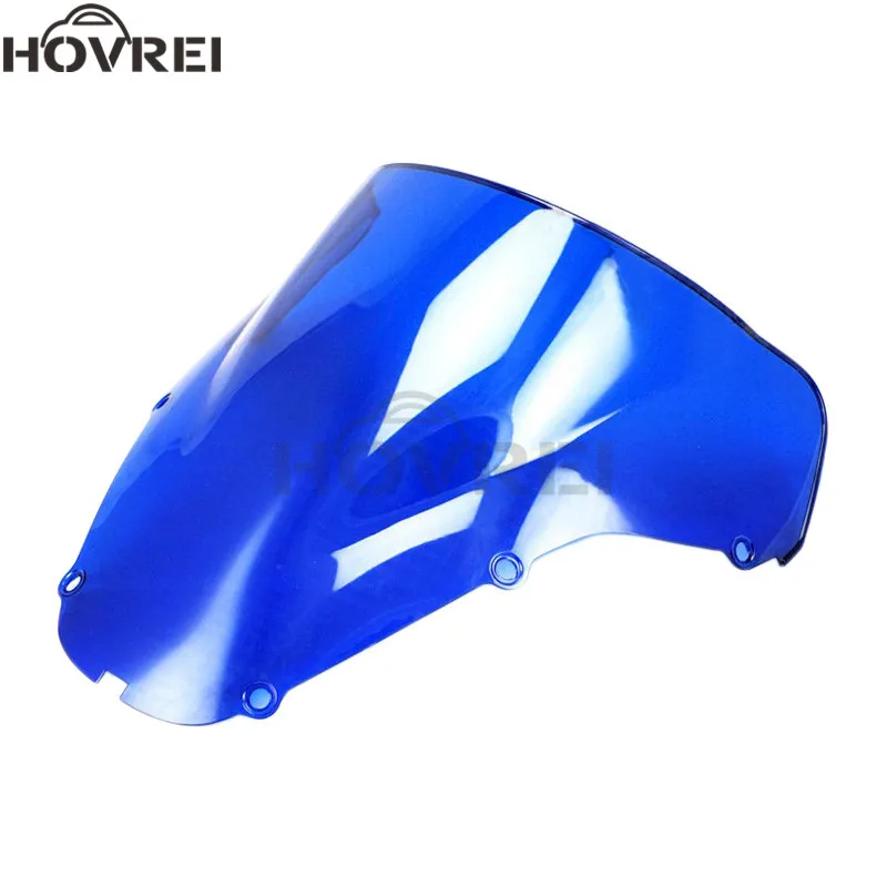 Для Honda CBR 900 RR 929 2000 2001 двойной пузырь лобовое стекло CBR929 CBR900RR 00 01 мотоцикл ветровые дефлекторы - Цвет: Синий
