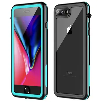 

For iPhone 7 Plus Waterproof case Shock Dirt Snow Proof Protection for iPhone 8 Plus case With Touch ID Phone Case Cover
