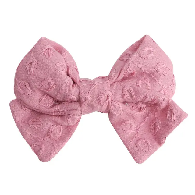 Elegant Chiffon Big Bow Spring Hair Clip Fashion Print Floral Hair Barrette For Women Girls Sweet Hairclip Hair Grip Accessories type 24