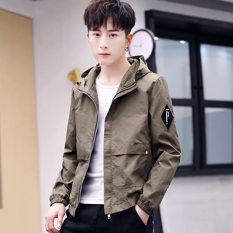 

8xl2019 Spring New Style Jacket MEN'S Outerwear Plus-sized Slim Fit Fashion Cardigan Casual Men'S Wear