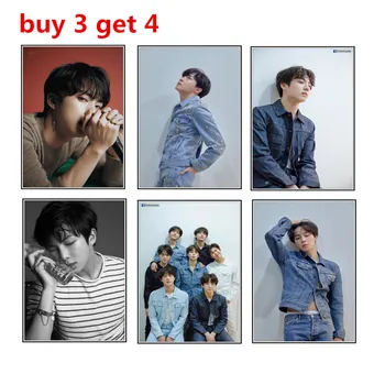 

Kpop Bangtan Boys JIN Album Album Soul Persona Self Made of Paper Poster
