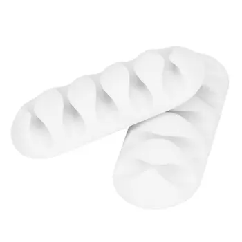 

Multifunctional 2PCS/SET Paste Type Wire Cord Cable Holder 5 Holes Wire Organizer Earphone Cables Line Fixer Divider Wholesale