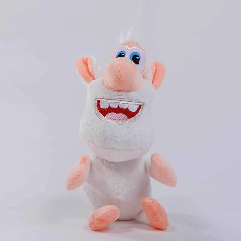 Горячая в настоящее время доступны Россия мультфильм белый поросенок Booba Buba плюшевые игрушки подарок кукла рождественский подарок