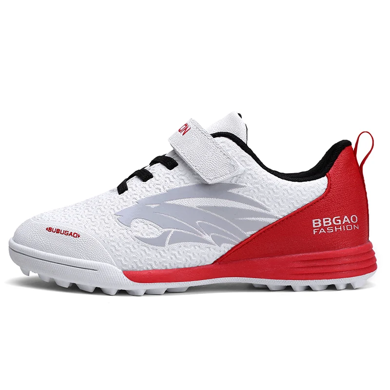 Size33-44 для мальчиков и девочек, шипованные кросовки для футбола, футбольные кроссовки, кроссовки нового дизайна, спортивная обувь - Цвет: green