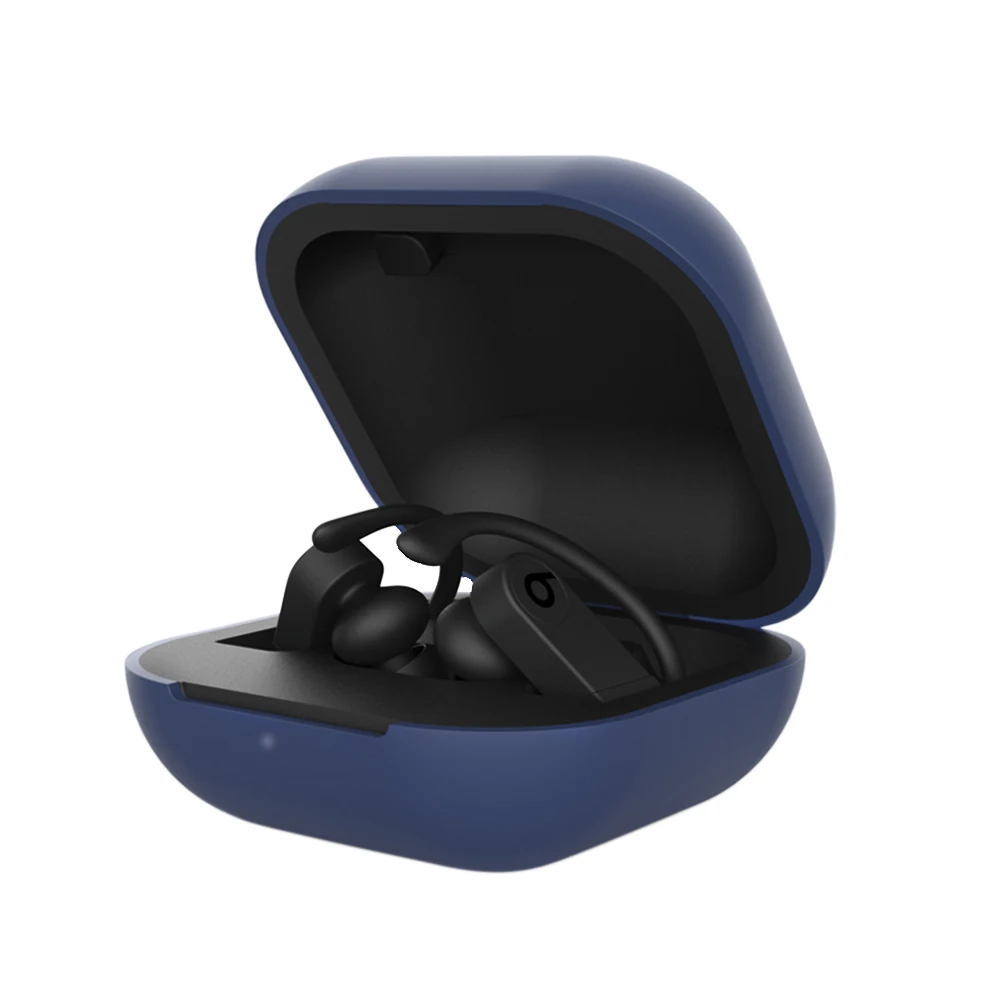 Роскошные наушники чехол для Apple Beats Powerbeats Pro Bluetooth беспроводные наушники защитный чехол Коробка для Beats Powerbeats Pro - Цвет: Midnight Blue