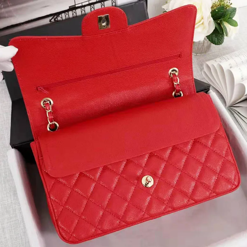 Luxury Handbag Bag For Women Genuine Leather Shoulder Bags Top Quality Fashion Design Lady's Crossbody Quilted Flap Bag Purse