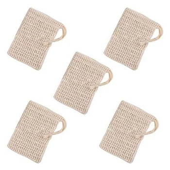 

10 Pcs Natural Exfoliating Soap Bags Handmade Soap Bags Natural Sisal Soap Saver Pouch Holder Bath Soap Holder Bags
