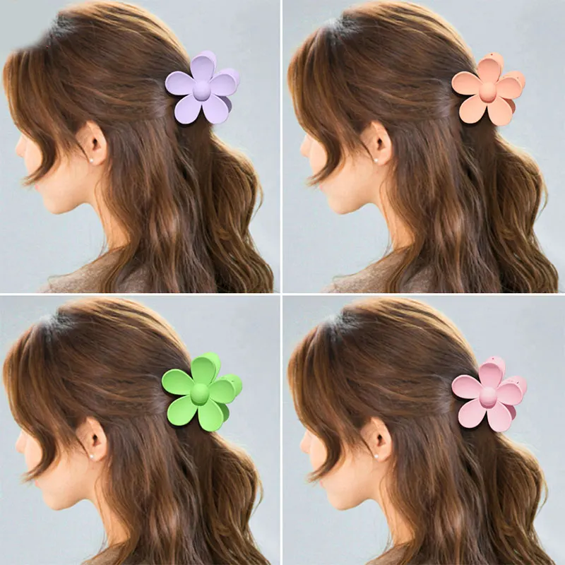 Frosted Hair Clip Plastic Hairpin Haar Accessories Hair Claw Big Size