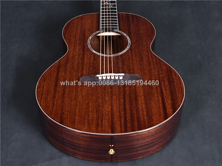 MOLLO brand M-A1 full solid mahogany acoustic guitars, guitar acoustic, acoustic electric guitars