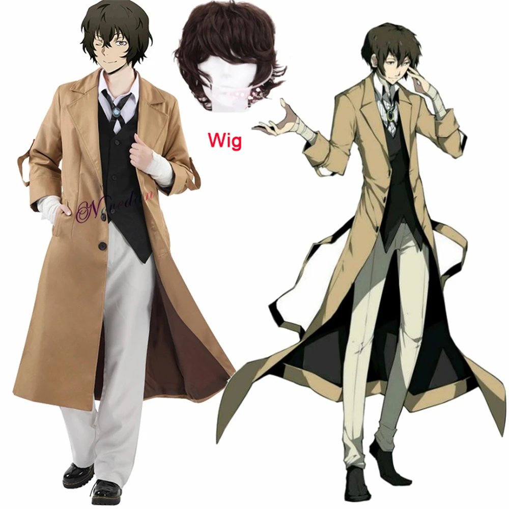 Anime Bungo Stray Dogs Armed Detective Agency Osamu Dazai Cosplay