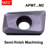 MZG 10PCS  APMT 1135 1604 PDER H2 M2 ZP151 CNC Machining Cast Iron RIght Angle BAP 300 400 Tool  Steel Carbide Milling Inserts ► Photo 3/6
