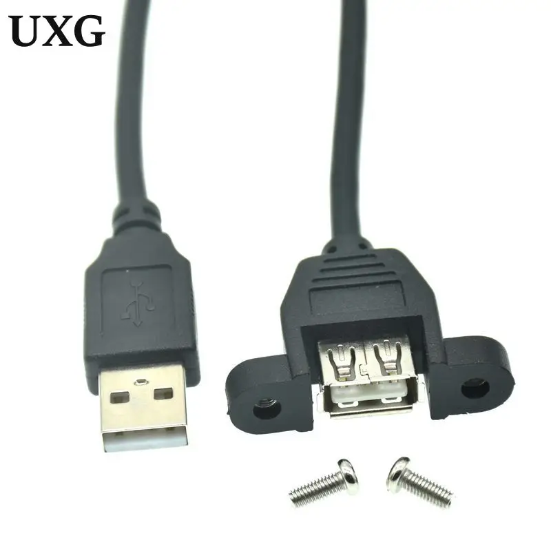 Удлинительный кабель 30 см 1 м 5 USB 2 0 штырь гнездо со стандартным блокировкой