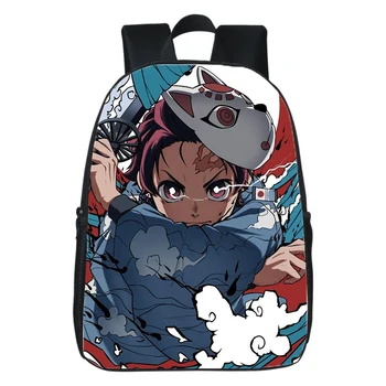 

Demon Slayer Children School Bags Jisoo Jennie Backpack for Kids Boys Girls Kindergarten Bag Best Gift Mochila 12 inch