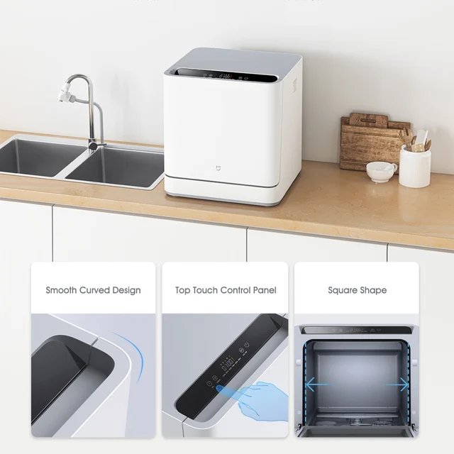 2021 Xiaomi Mi Smart Dishwasher Dining Sets Desktop Kitchen, 56 OFF