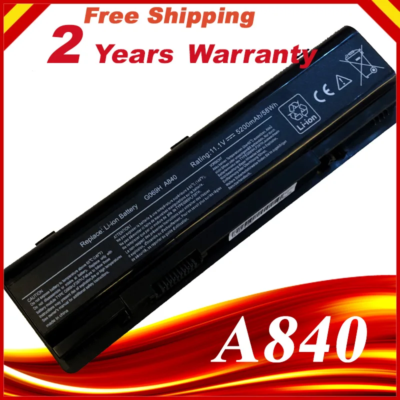 Новый аккумулятор для ноутбука Dell Vostro 1014 1015 1088 A840 A860 F286H F287F F287H G066H G069H PP37L