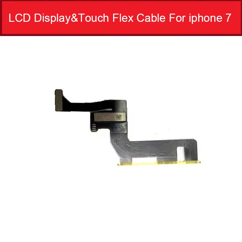 ЖК-экран гибкий кабель для iPhone 4 4S 5 5c 5S 6 6s 7 8 Plus X XS MAX сенсорный и ЖК-дисплей гибкий ленточный запасные части - Цвет: For iphone 7