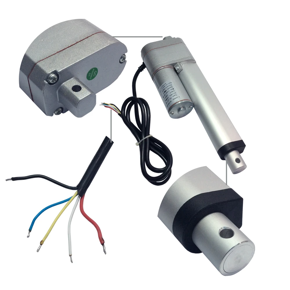 

DC 12V Electric Motor Linear Actuator 24V 450-900N 50-300mm Stroke 6-20mm/s Speed Linear Putter with Potentiometer Feedback LDHS