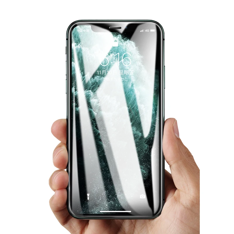 ROCK 2 шт 0,18 мм тонкая полноразмерная пленка для iphone 11 pro max 6,5 3D изогнутая мягкая Гидрогелевая Защита экрана для iphone 11 pro - Цвет: Hydrogel screen