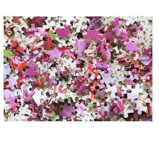 Pure white hell Puzzle 1000 штук головоломка для взрослых деревянная мозаика, анимированная головоломка для детей Обучающие игрушки, подарки
