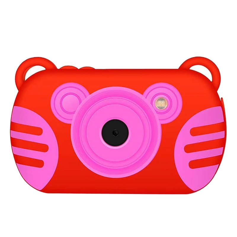 

Waterproof Anti-Drop Dustproof Three Anti-Cartoon Mini Hd Camera For Kids (Red)