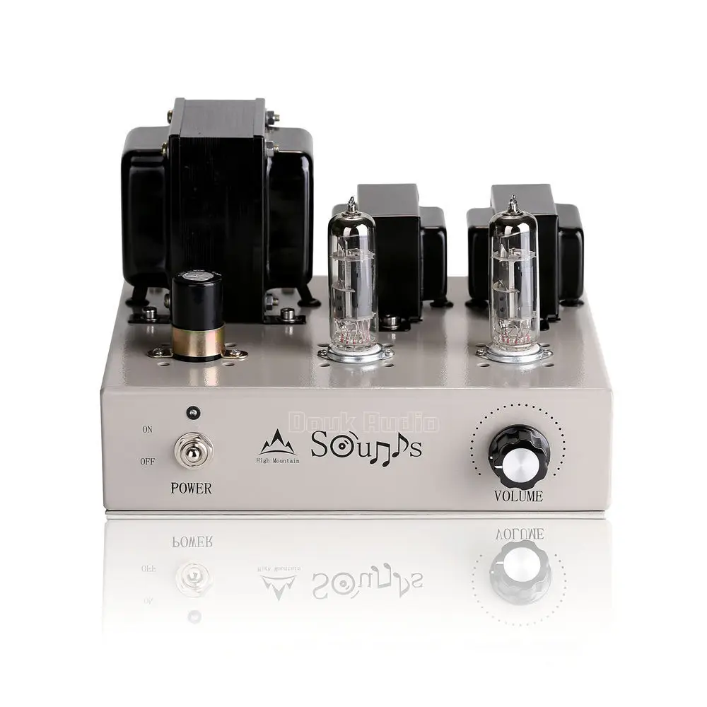 Мини усилитель вакуумной трубки Douk Audio 6F3 стерео Hi Fi мощности класса A с одним